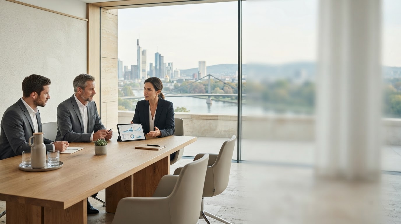 Trade Fortune AI unified analytics dashboard displayed in a calm executive workspace